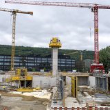D'ici quelques années, un pôle de formation et de recherche verra le jour près de la gare de Bienne. KEYSTONE/PETER SCHNEIDER